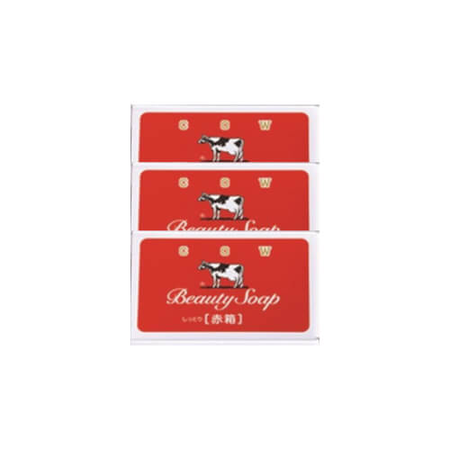 일본비누 카우브랜드 빨간상자 레귤러정품 100g 3개셋트