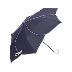 FrancFranc 바이컬러 파이핑 접이식 우산 50cm 네이비